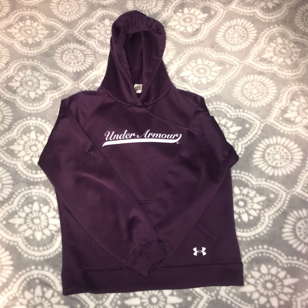 Purple Under Armour Hoodie Sweatshirt Sweater